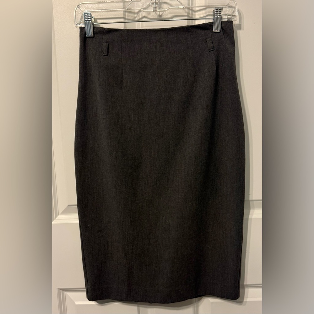 Express Charcoal Pencil Skirt